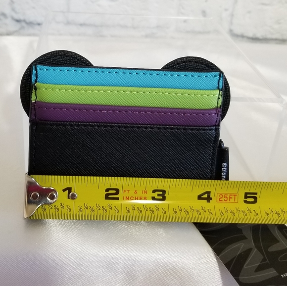 Loungefly Minnie Mouse Sequin Colorful Disney Card Holder Wallet New Limited - Picture 15 of 16